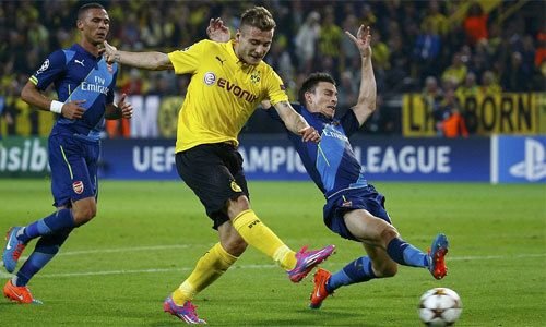 Arsenal lost blankly at Dortmund