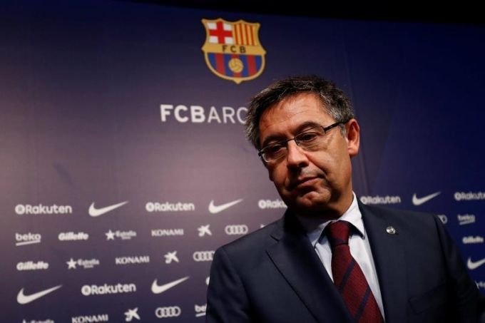 Barca president resigned
