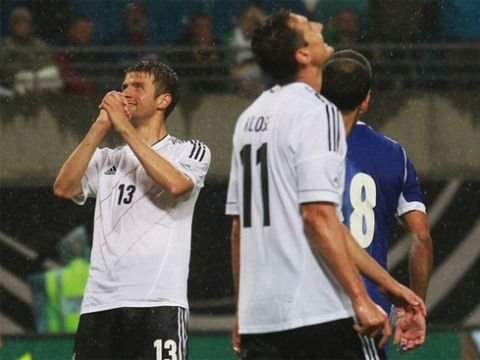 Germany won the final rehearsal for Euro 2012